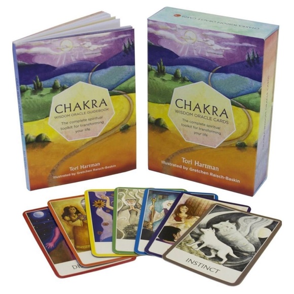 Chakra Wisdom Oracle Tarot Cards: Spiritual Toolkit for Transforming Your Life - Picture 1 of 3